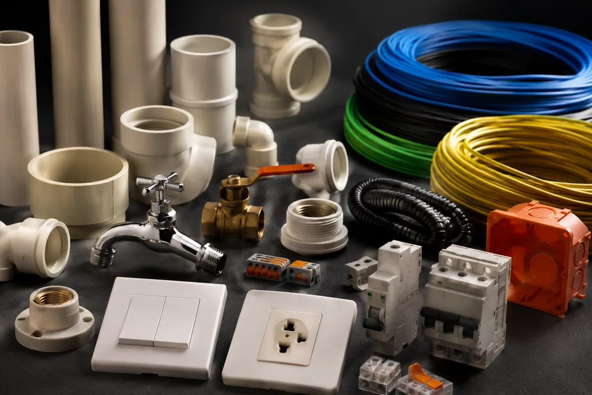 Materiais elétricos e hidráulicos